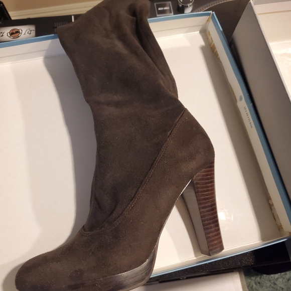 Nine West Dark Brown high boots size 7 - Picture 4 of 9